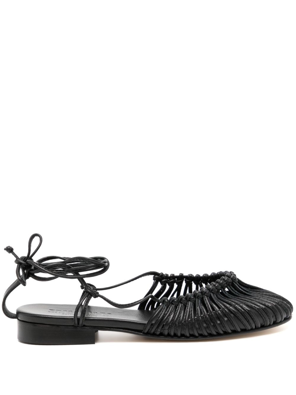 Hereu Mantera knotted leather sandal