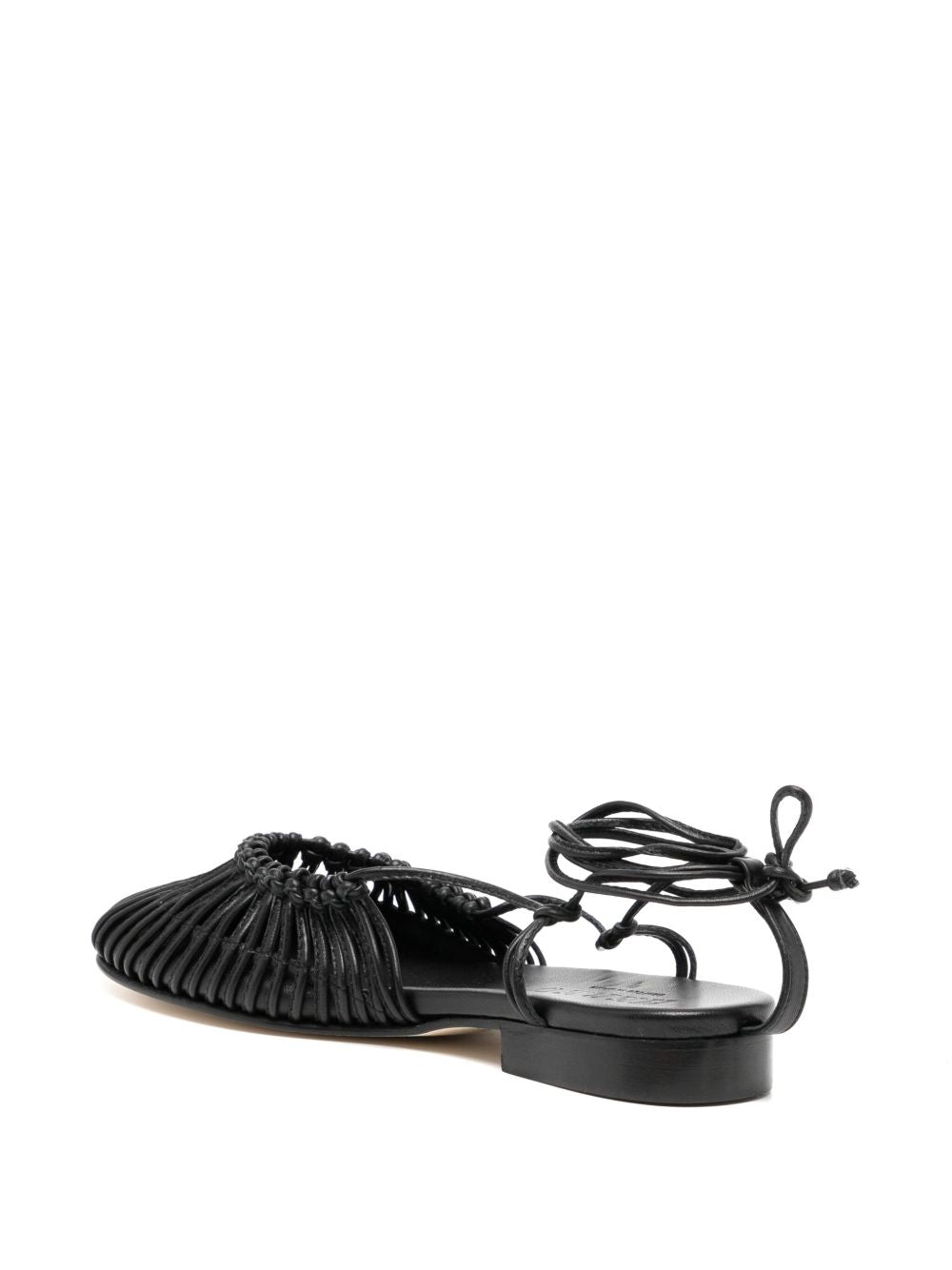 Hereu Mantera knotted leather sandal