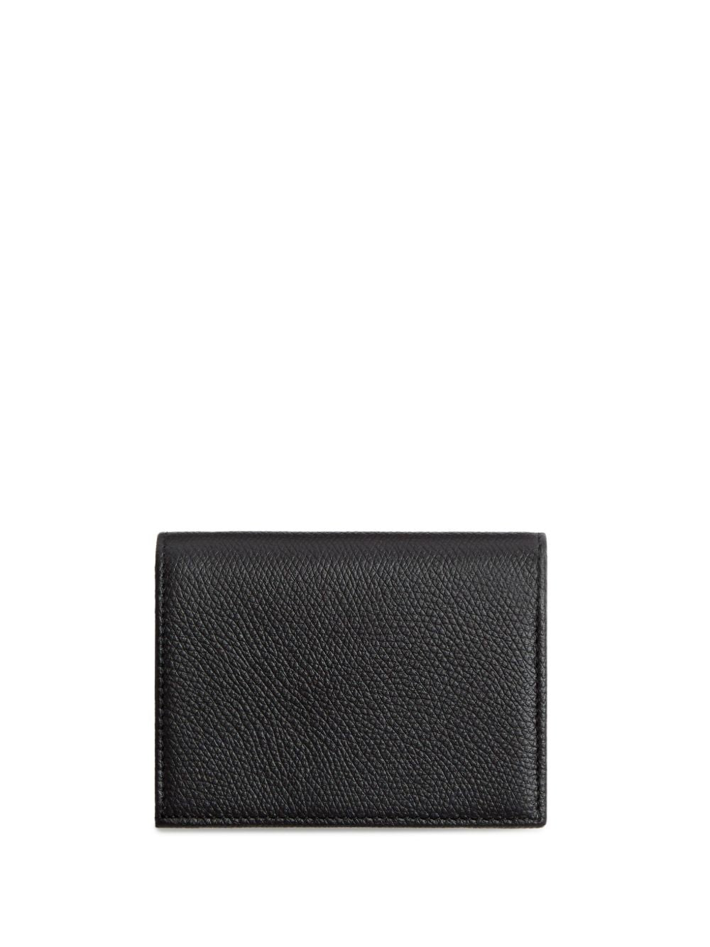 Valentino Garavani-VLogo Signature Grainy Calfskin Wallet