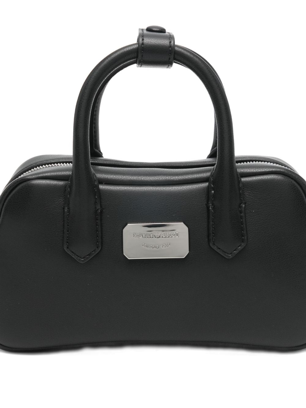 Emporio Armani Soft leather mini bauletto bag