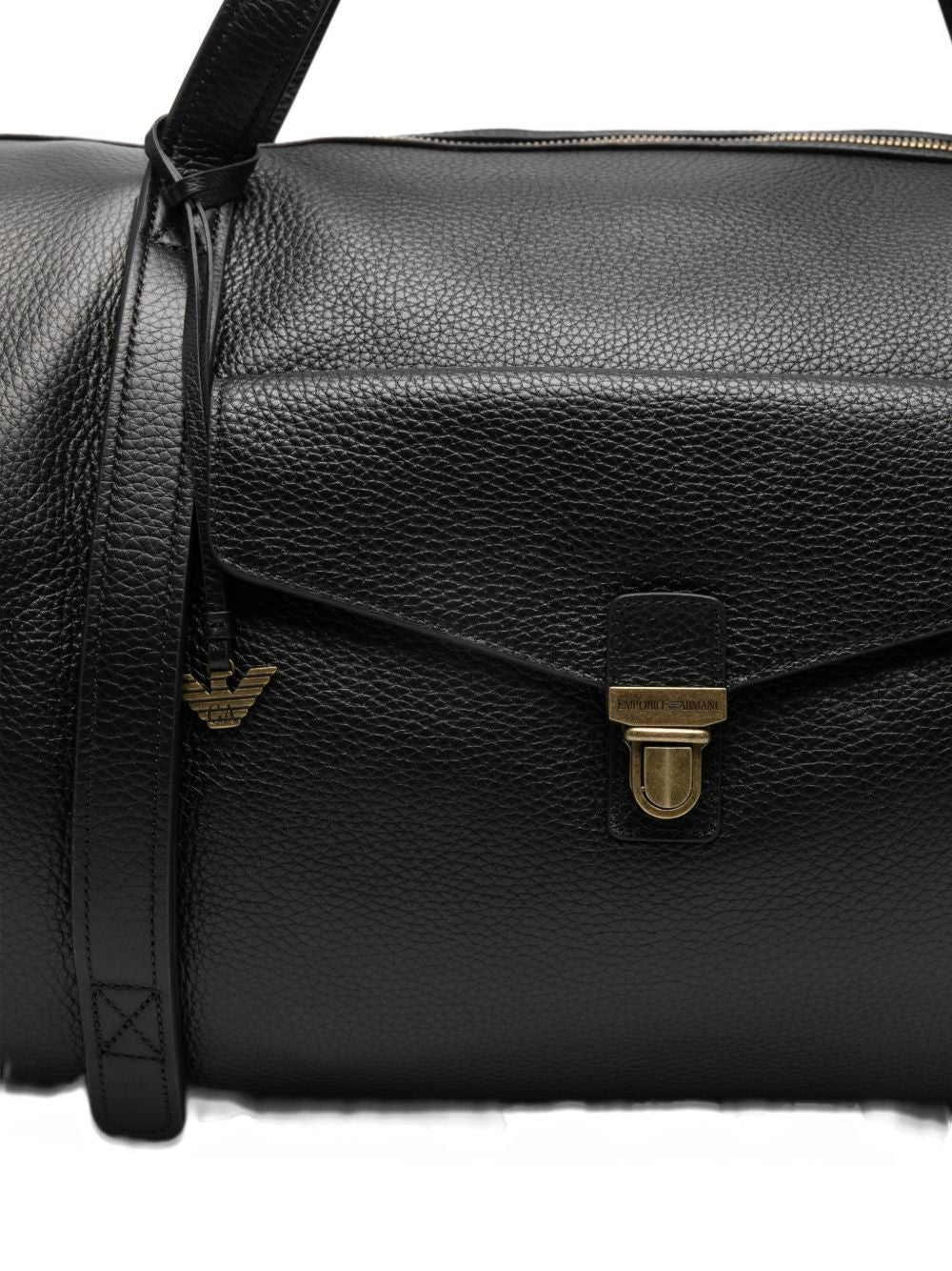 Emporio Armani Leather duffle bag