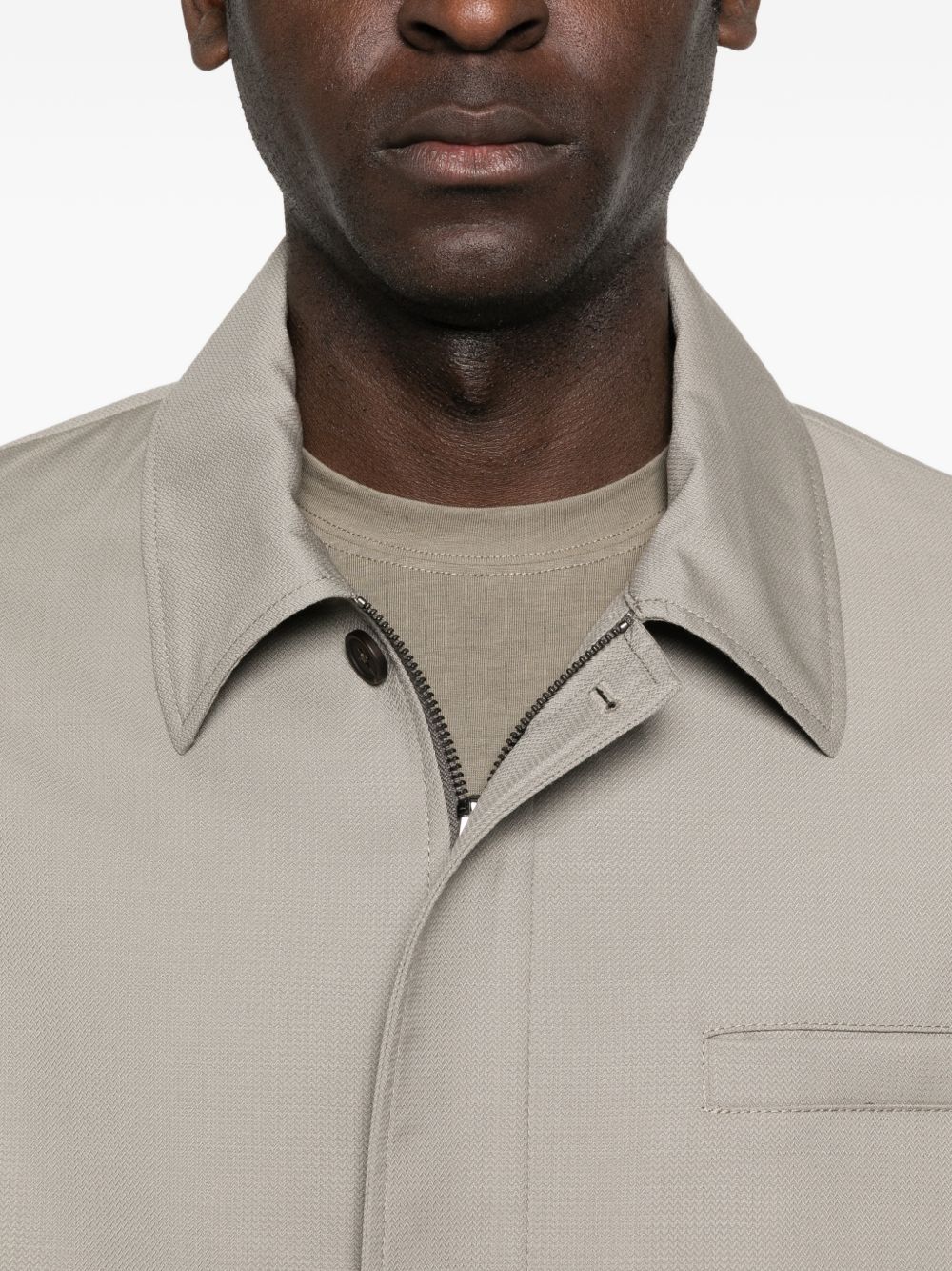 Emporio Armani Coats Dove Grey