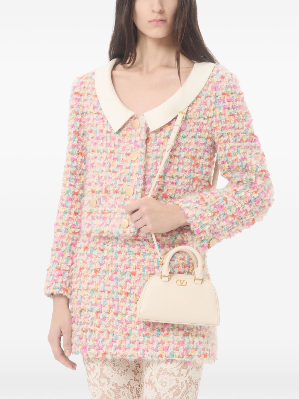 Valentino Garavani Vlogo Signature Mini Bowling Bag