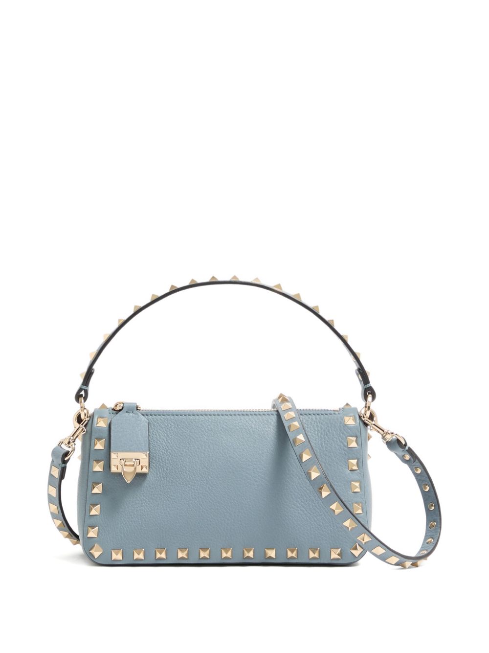 Valentino Garavani Small Rockstud Grainy Calfskin Crossbody Bag