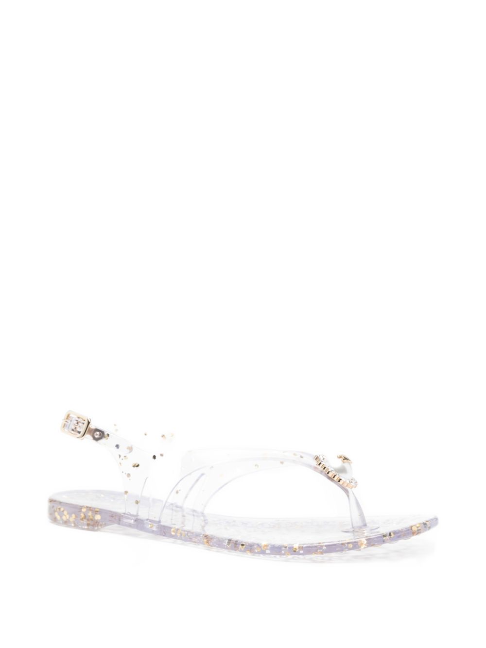 Casadei Embellished Jelly Sandals.