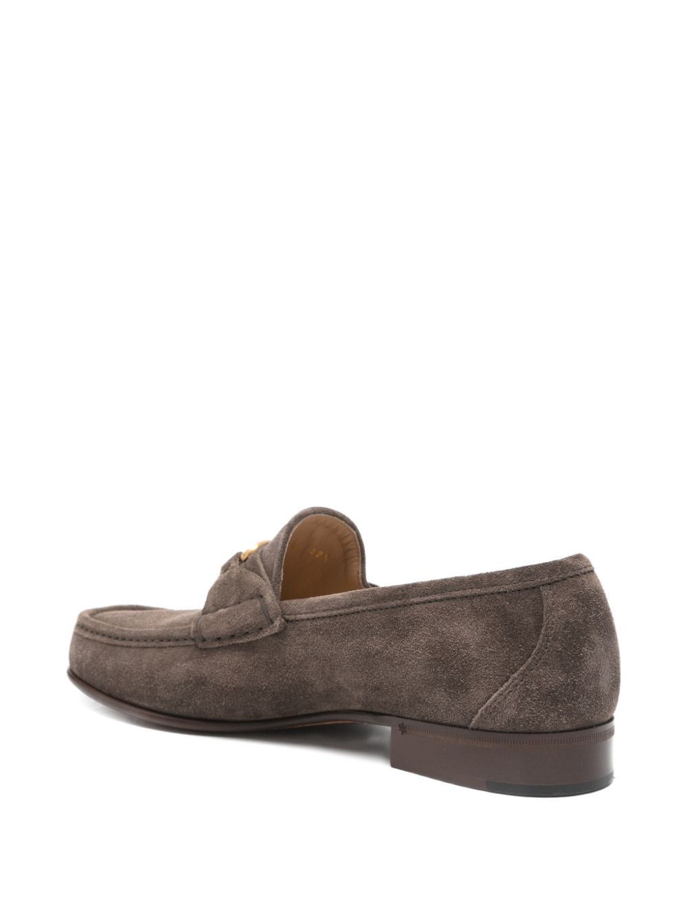 Valentino Garavani VLogo Signature suede loafers.