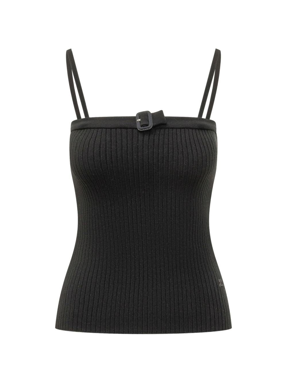 Courreges Pre Courrèges Ribbed tank top