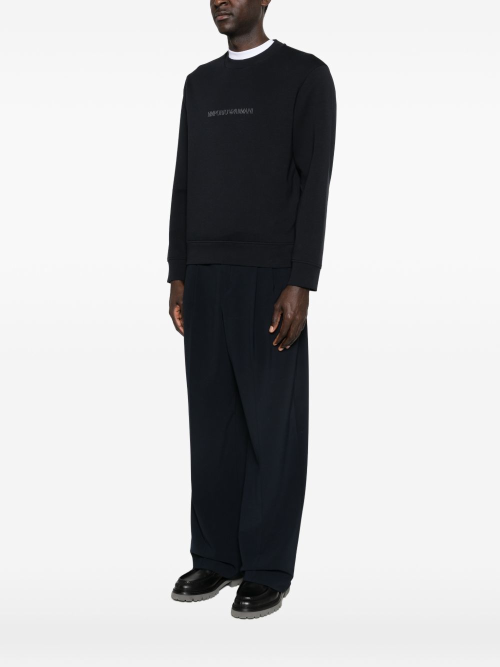 Emporio Armani Logo cotton sweatshirt