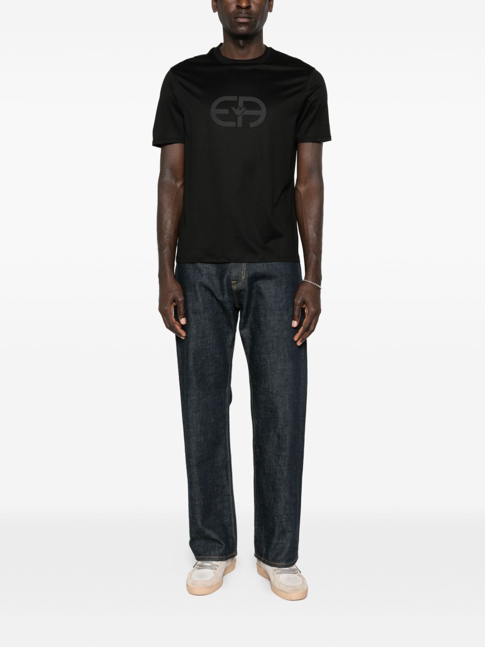 Emporio Armani T-shirts and Polos Black