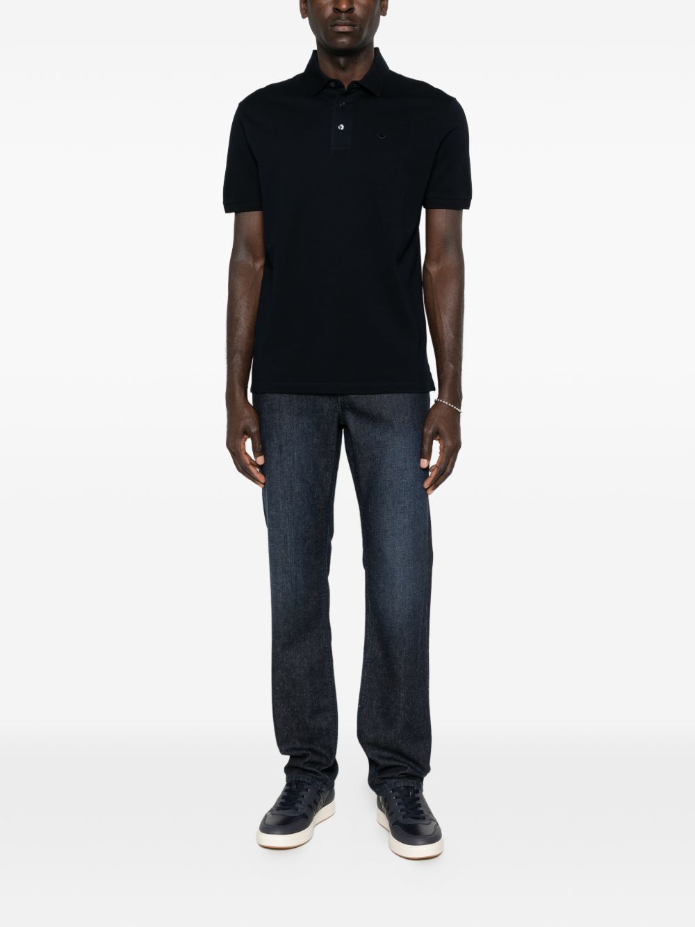 Emporio Armani Logo cotton polo shirt