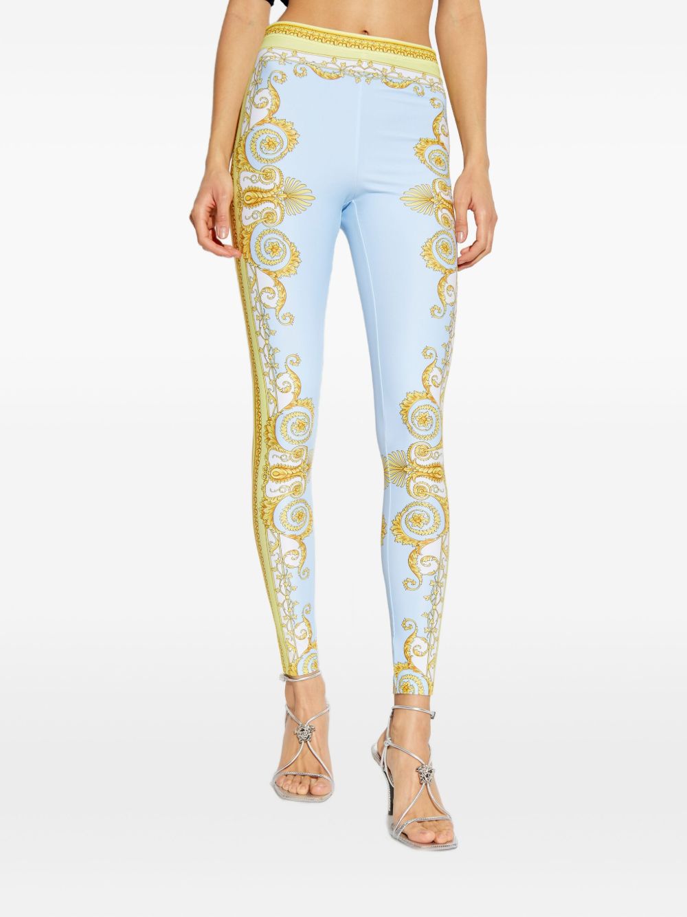 Versace Trousers Clear Blue