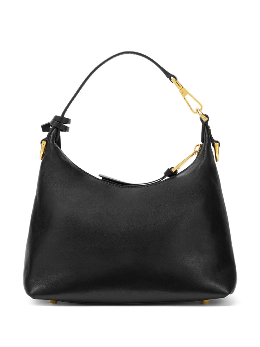 Versace Tag Hobo Bag In Nappa Leather