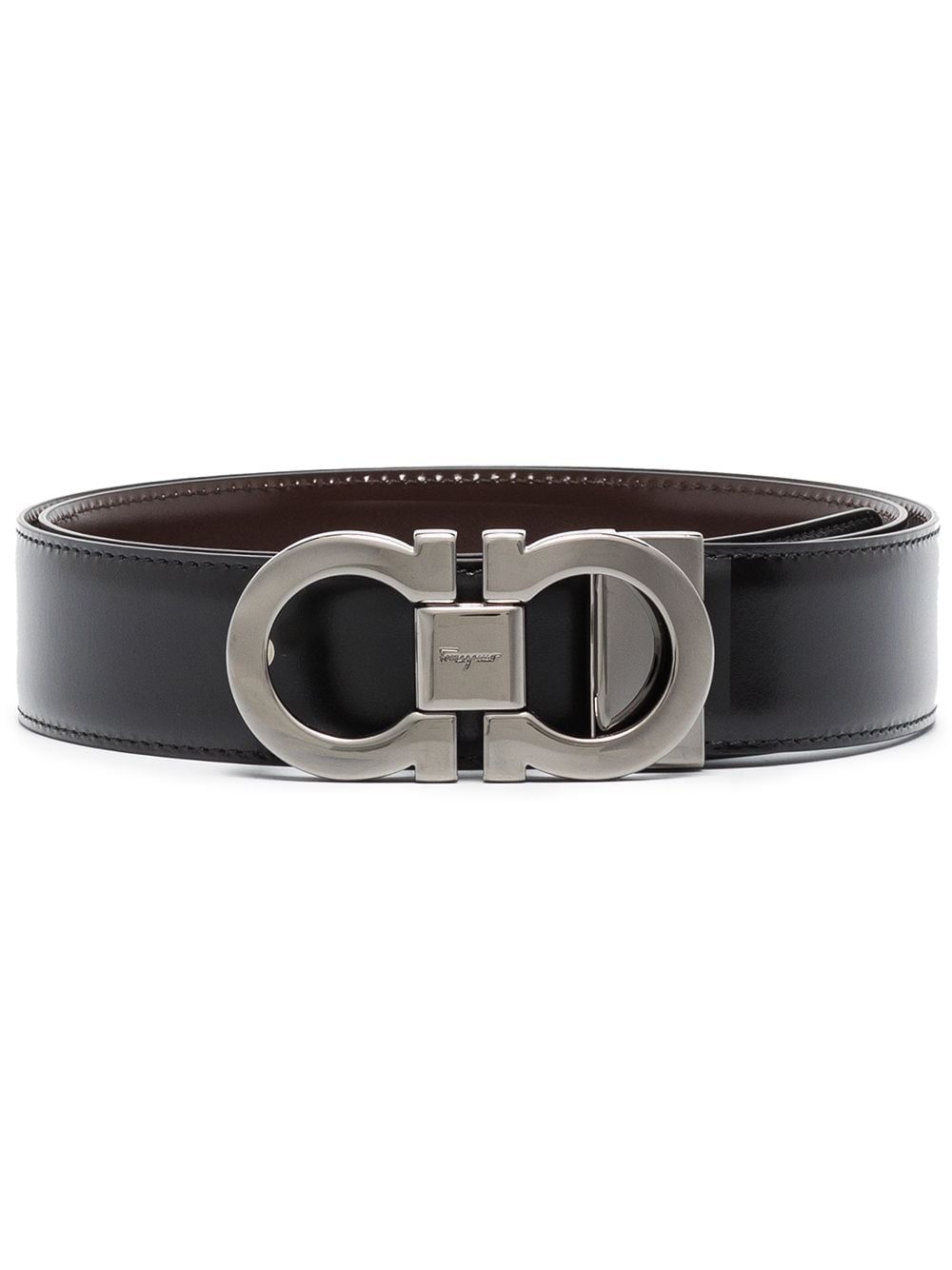 Ferragamo Reversible And Adjustable Gancini Belt