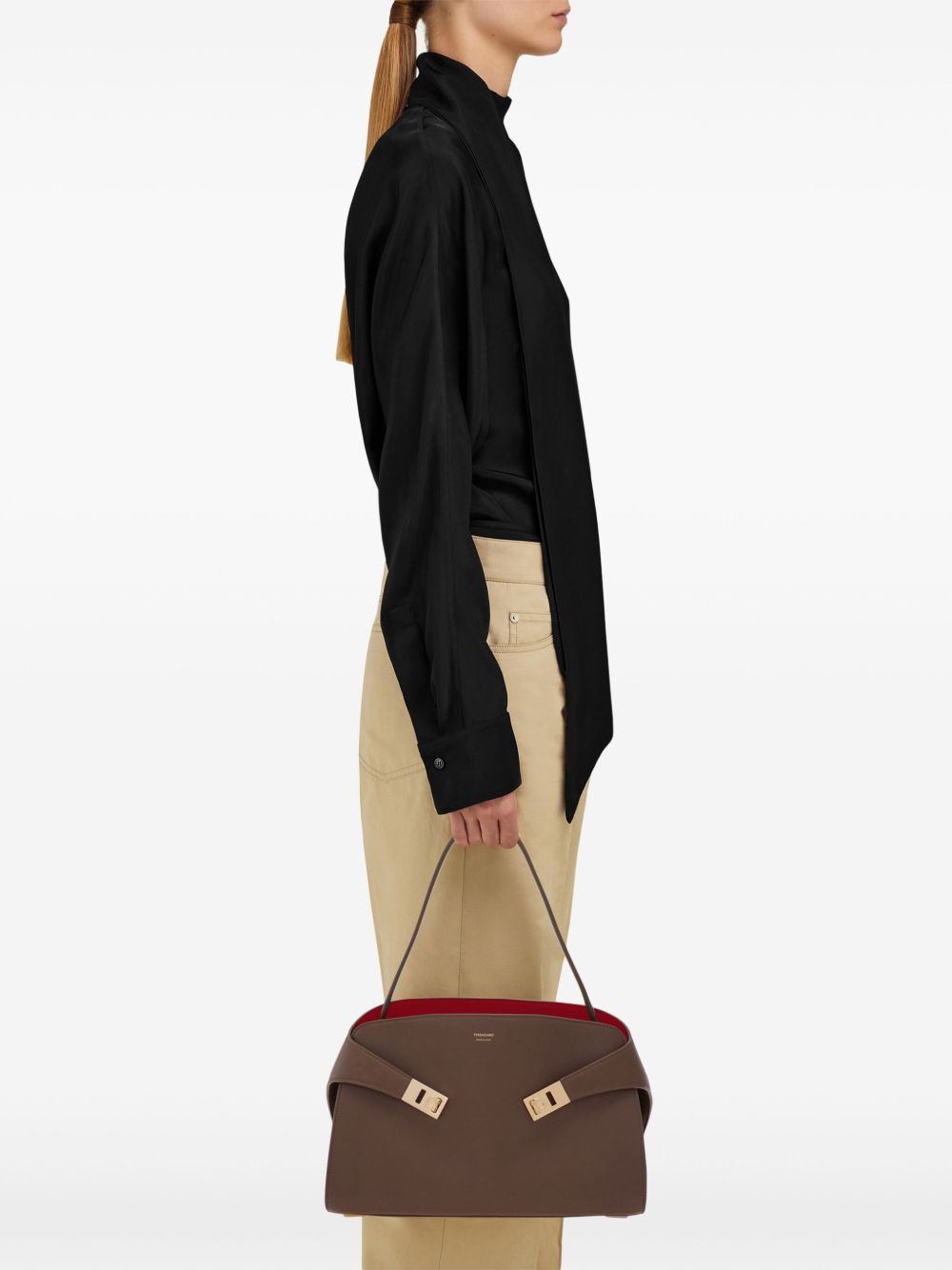 Ferragamo Bags.. Dove Grey