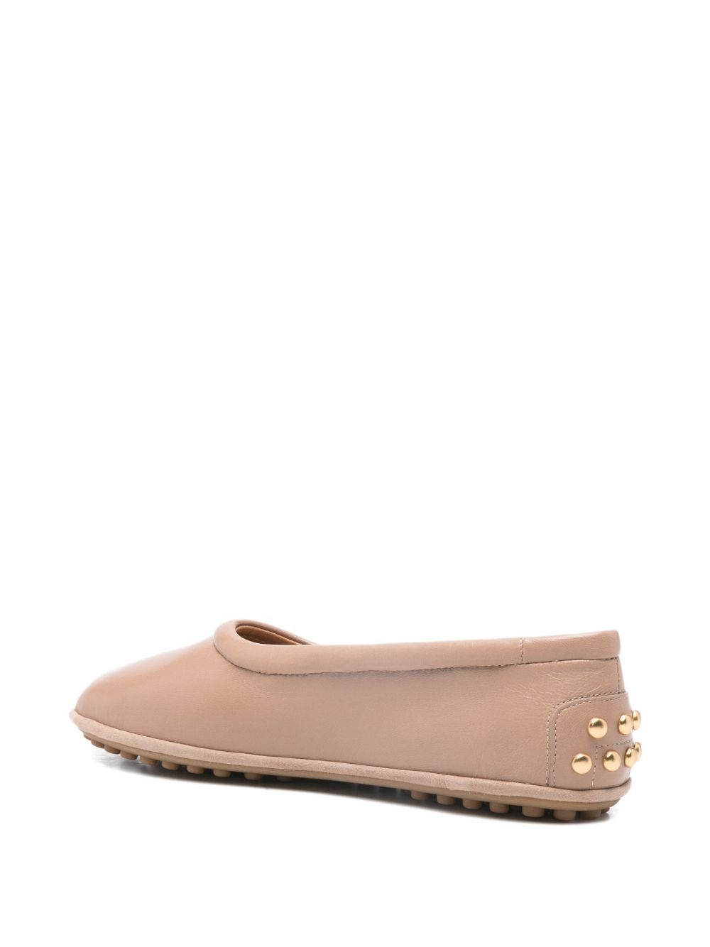 Tod'S Metal Dots Ballerinas in Nappa Leather