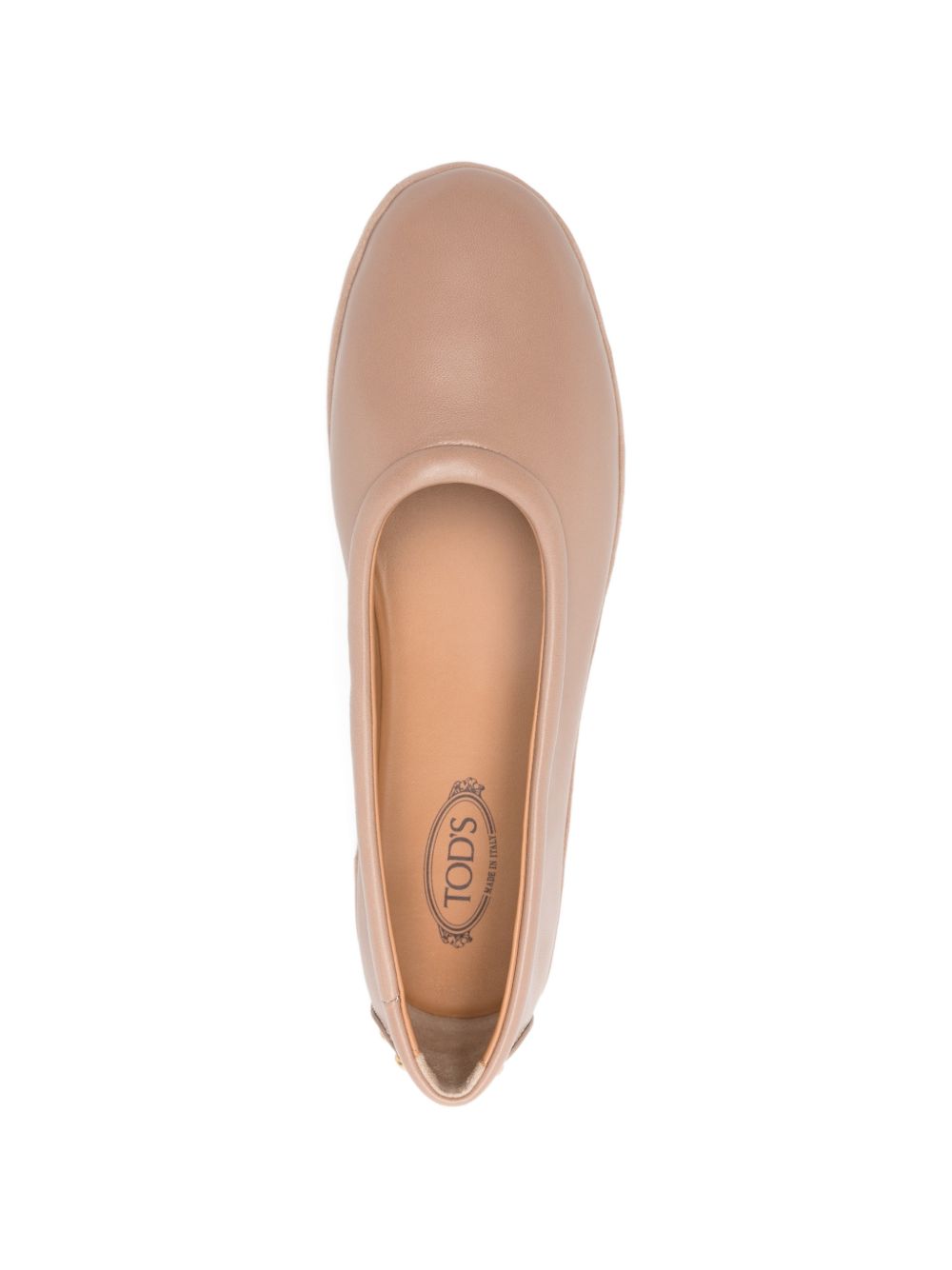 Tod'S Metal Dots Ballerinas in Nappa Leather