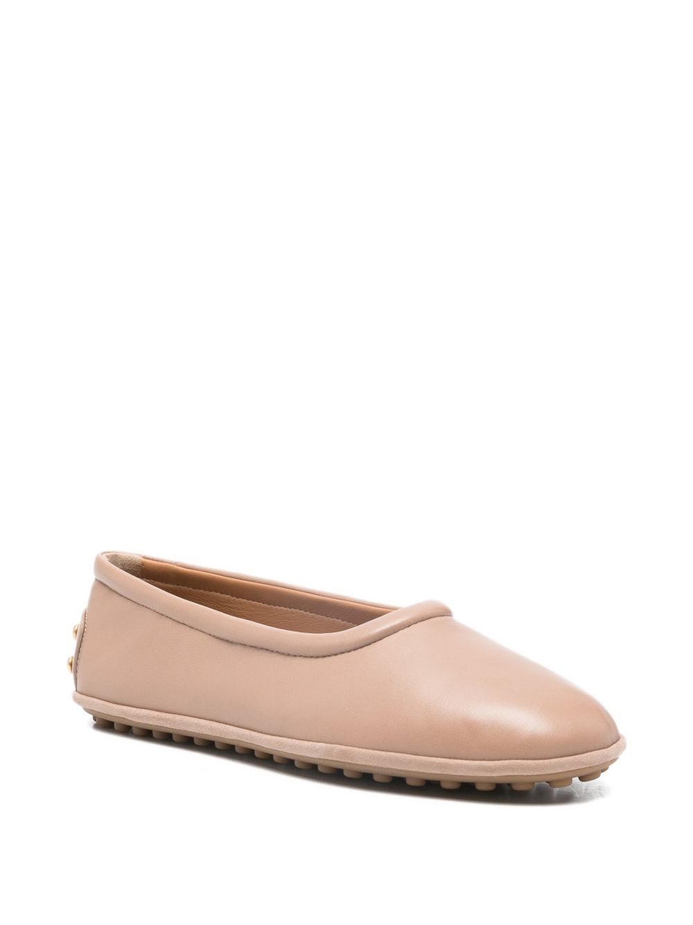 Tod'S Metal Dots Ballerinas in Nappa Leather