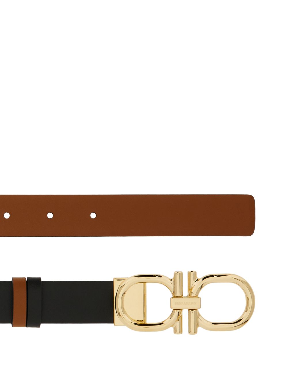 Ferragamo Reversible And Adjustable Gancini Belt