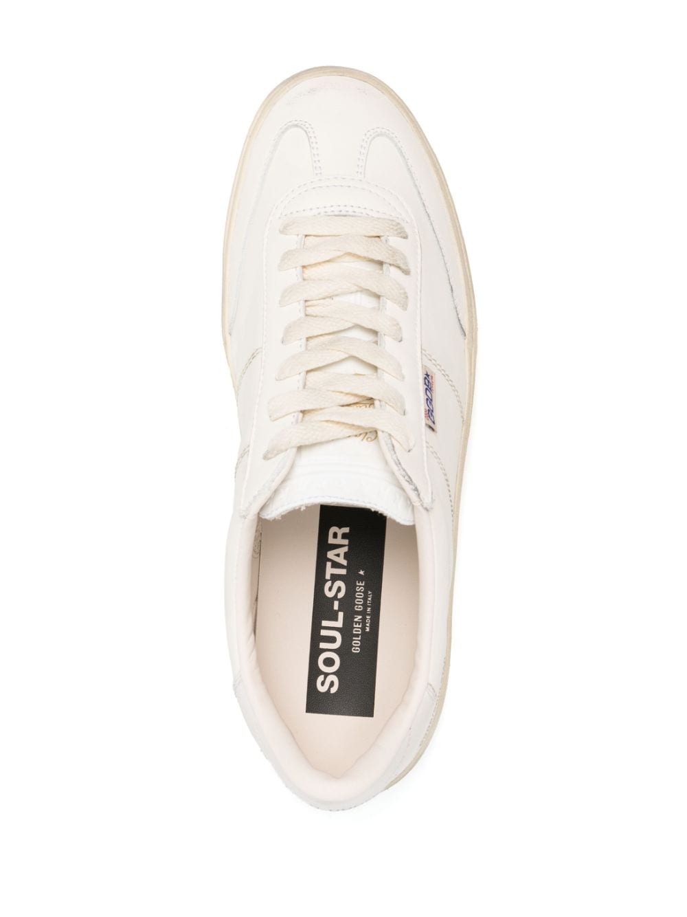 Golden Goose Soul Star in white nappa