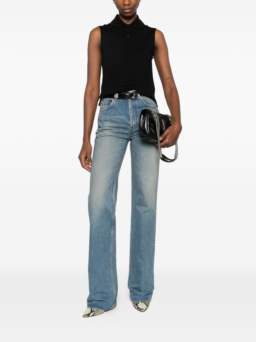 Saint Laurent Top Black