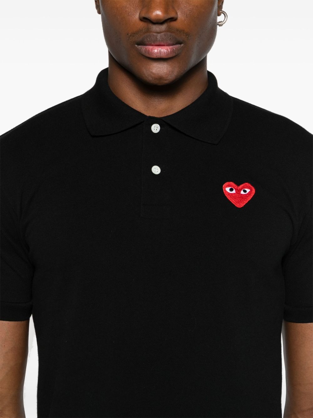 Comme Des Garcons Comme Des Garçons Cotton polo shirt
