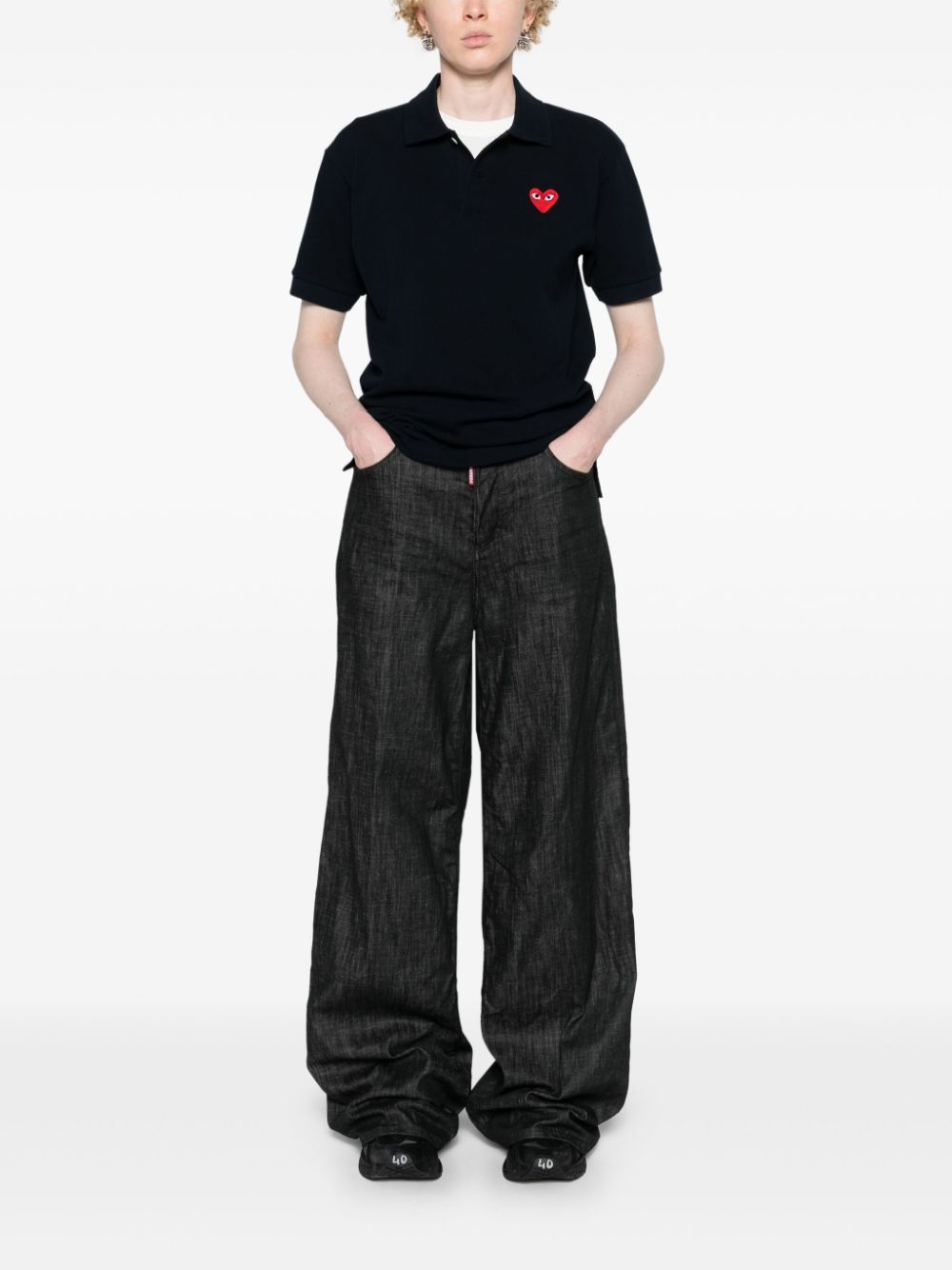 Comme Des Garcons Comme Des Garçons Cotton polo shirt