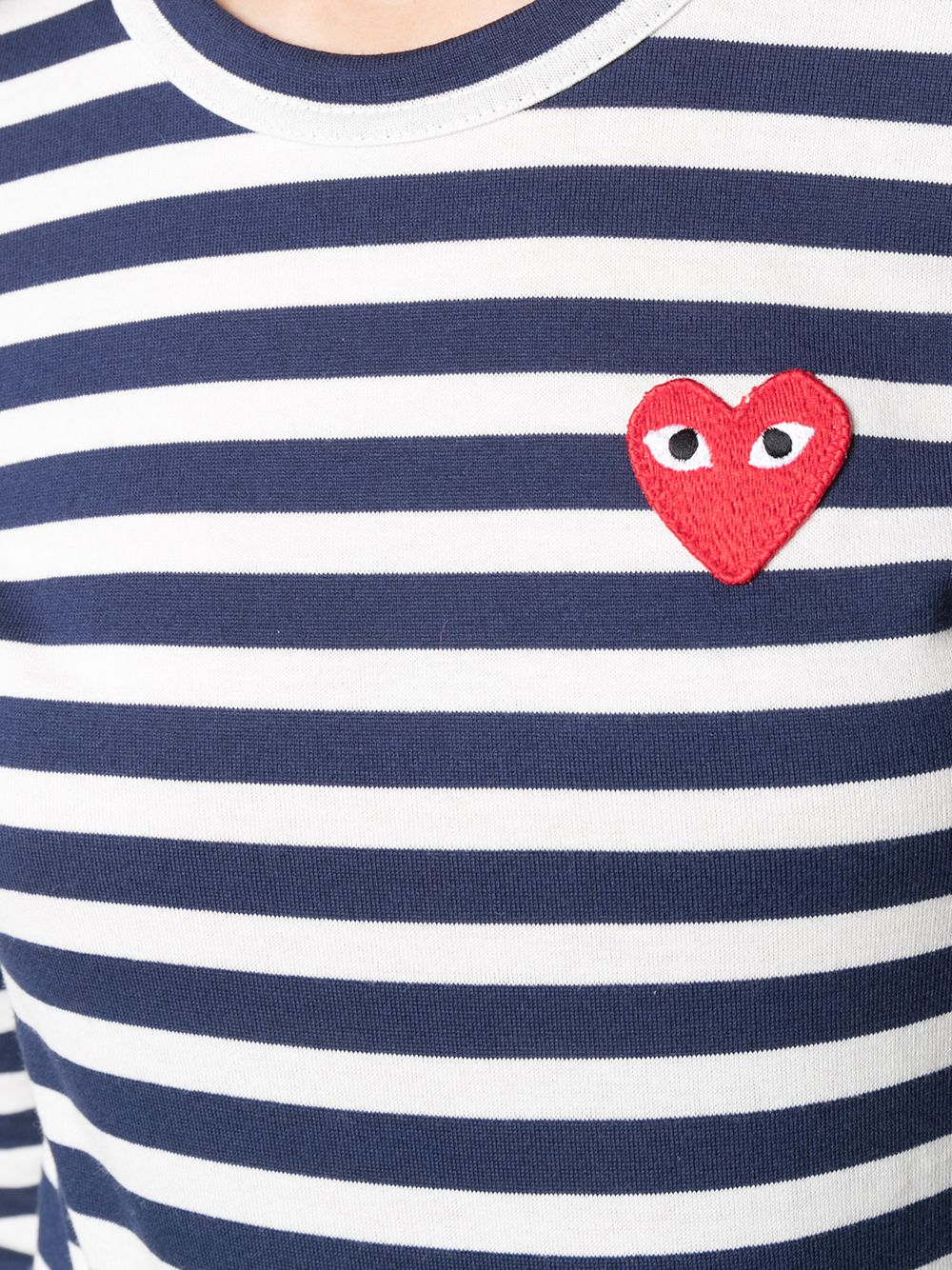 Comme Des Garcons Comme Des Garçons Striped cotton t-shirt