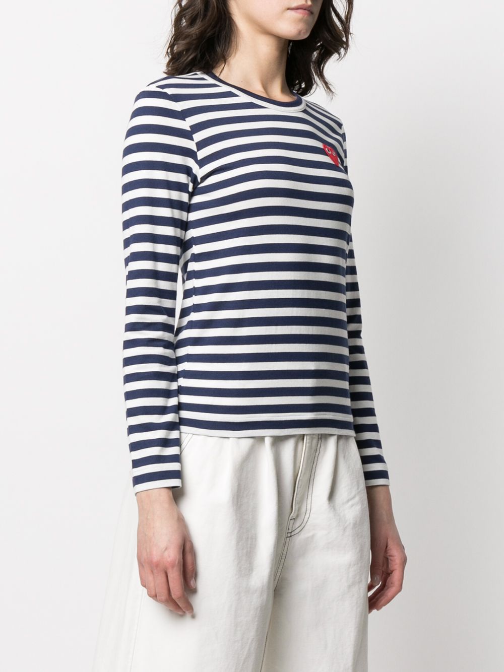 Comme Des Garcons Comme Des Garçons Striped cotton t-shirt