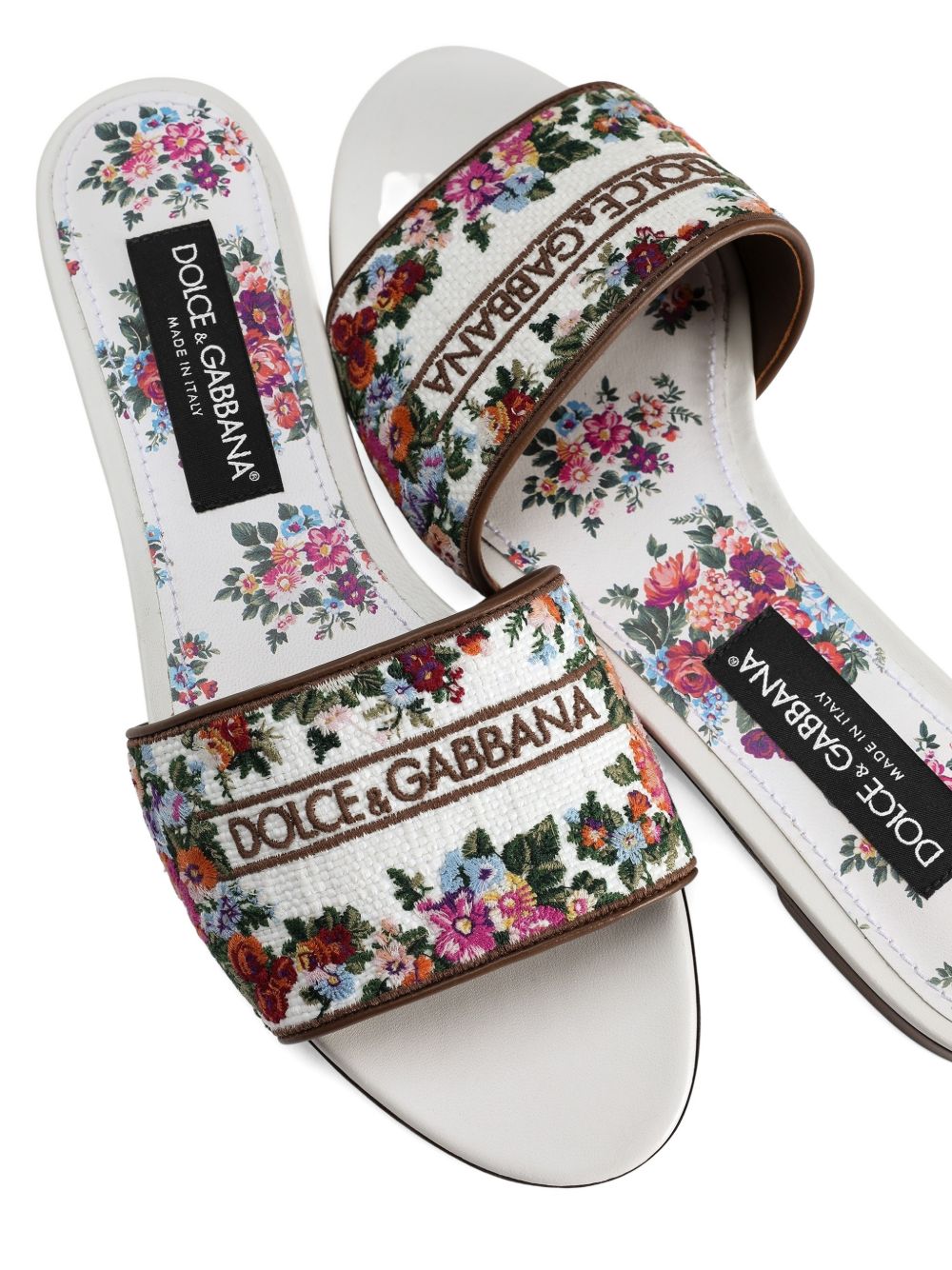 Dolce & Gabbana Nappa & Embroidery Flat slipper