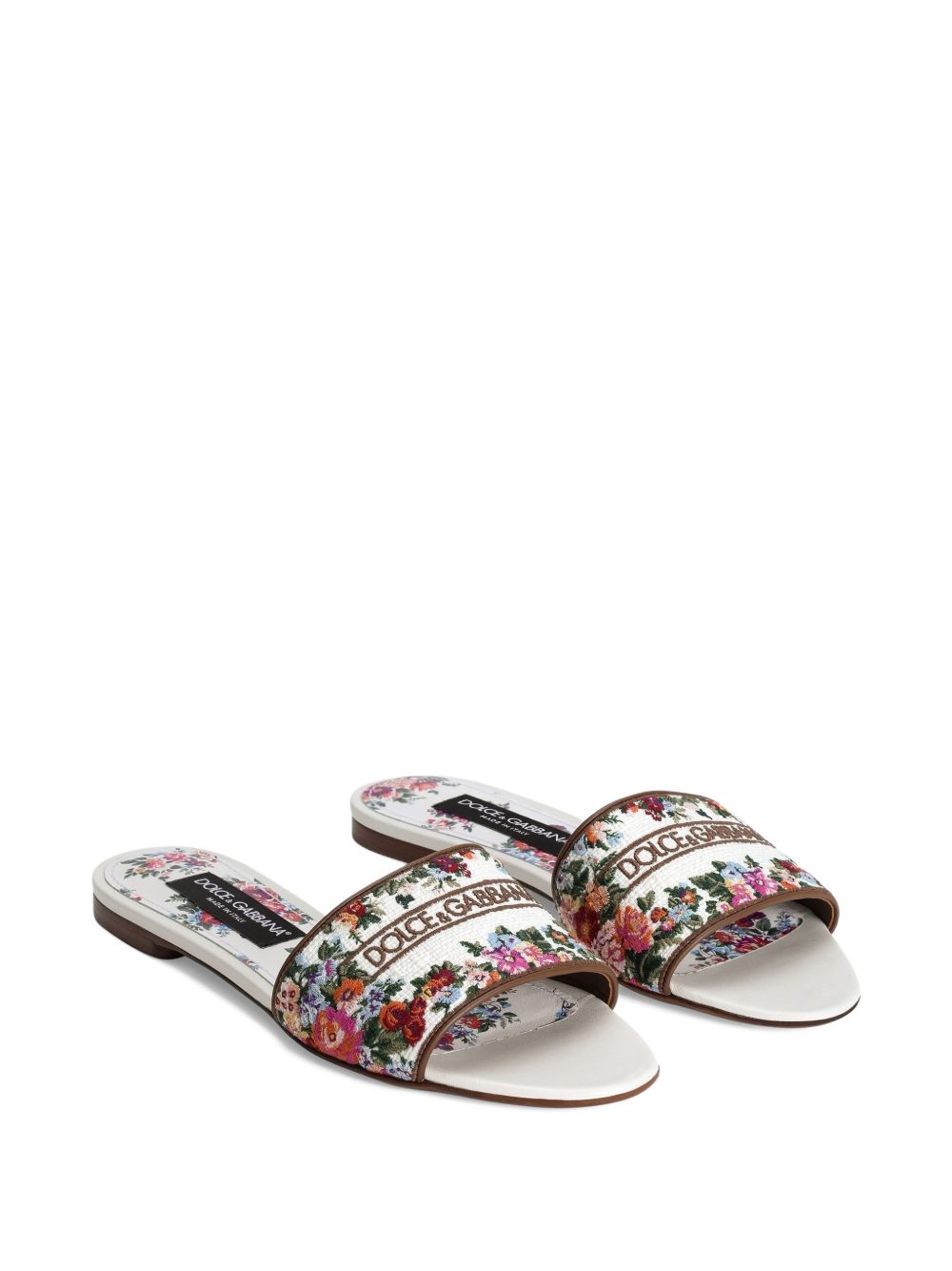 Dolce & Gabbana Nappa & Embroidery Flat slipper