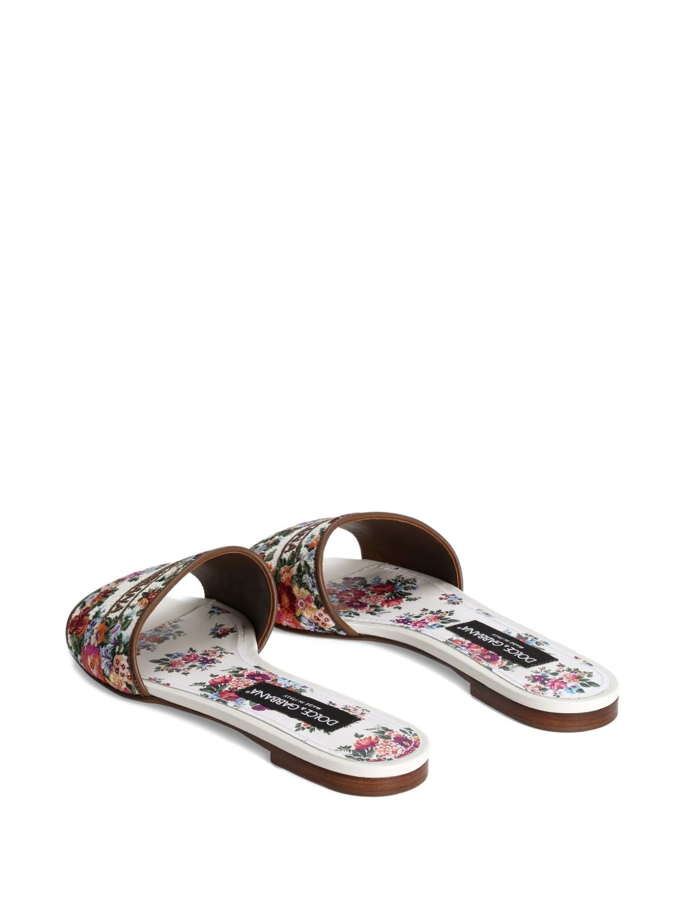 Dolce & Gabbana Nappa & Embroidery Flat slipper