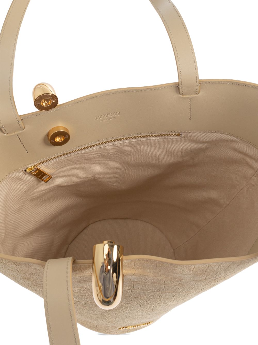 Jacquemus Le Bambola Moyen leather bucket bag