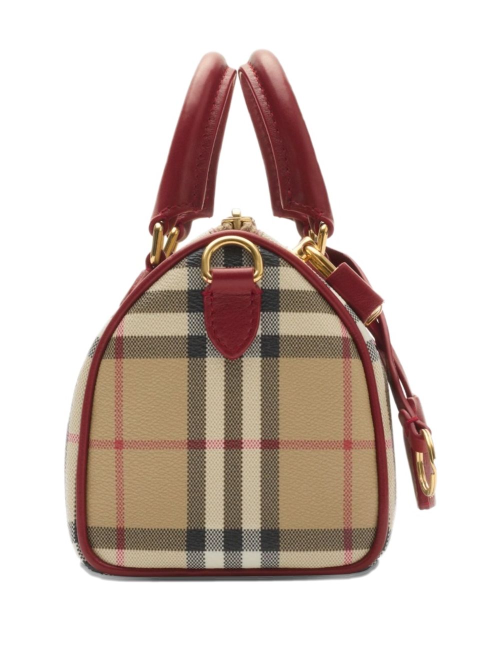 Burberry Mini Check Bowling Bag