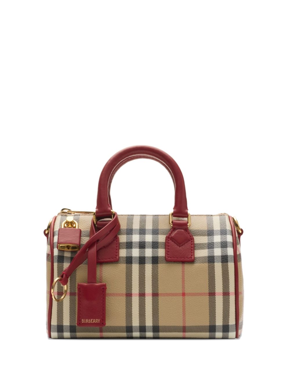 Burberry Mini Check Bowling Bag
