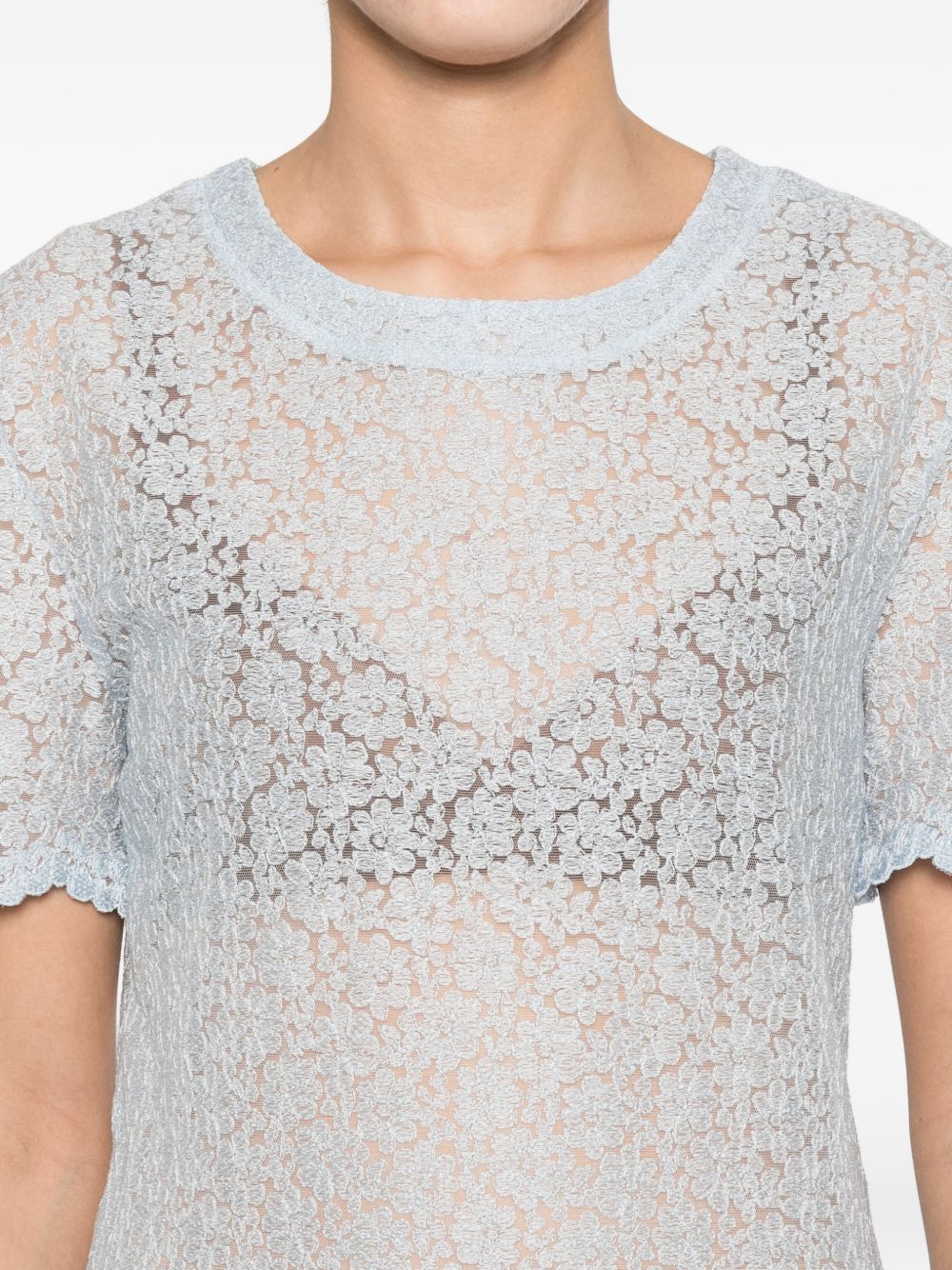 Ermanno Scervino T-shirts and Polos Clear Blue