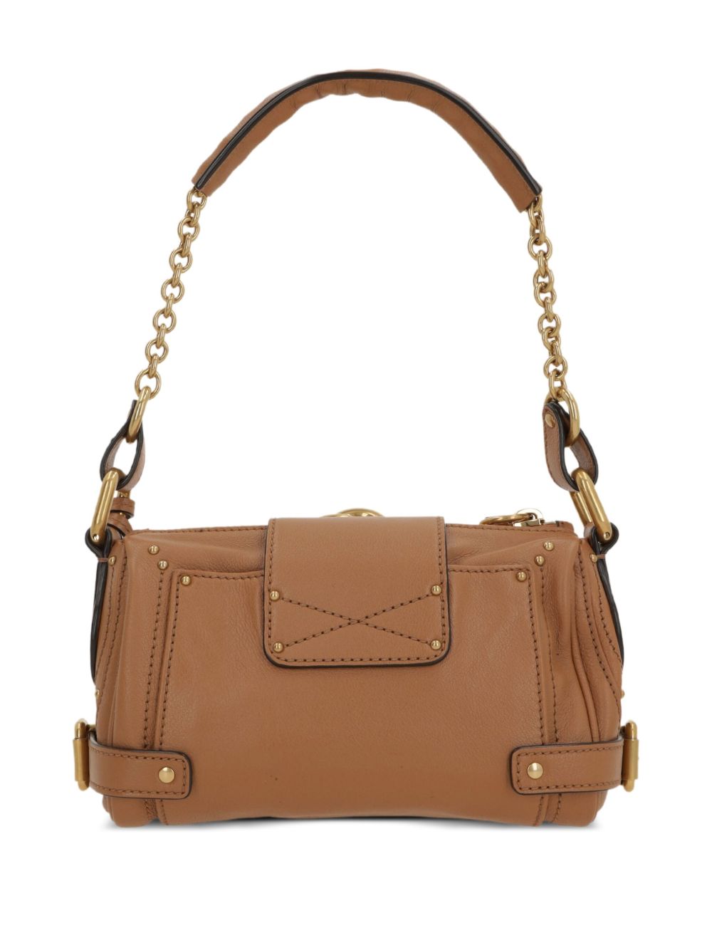 Chloé Small Paddington Chain Bag In Grained Leather
