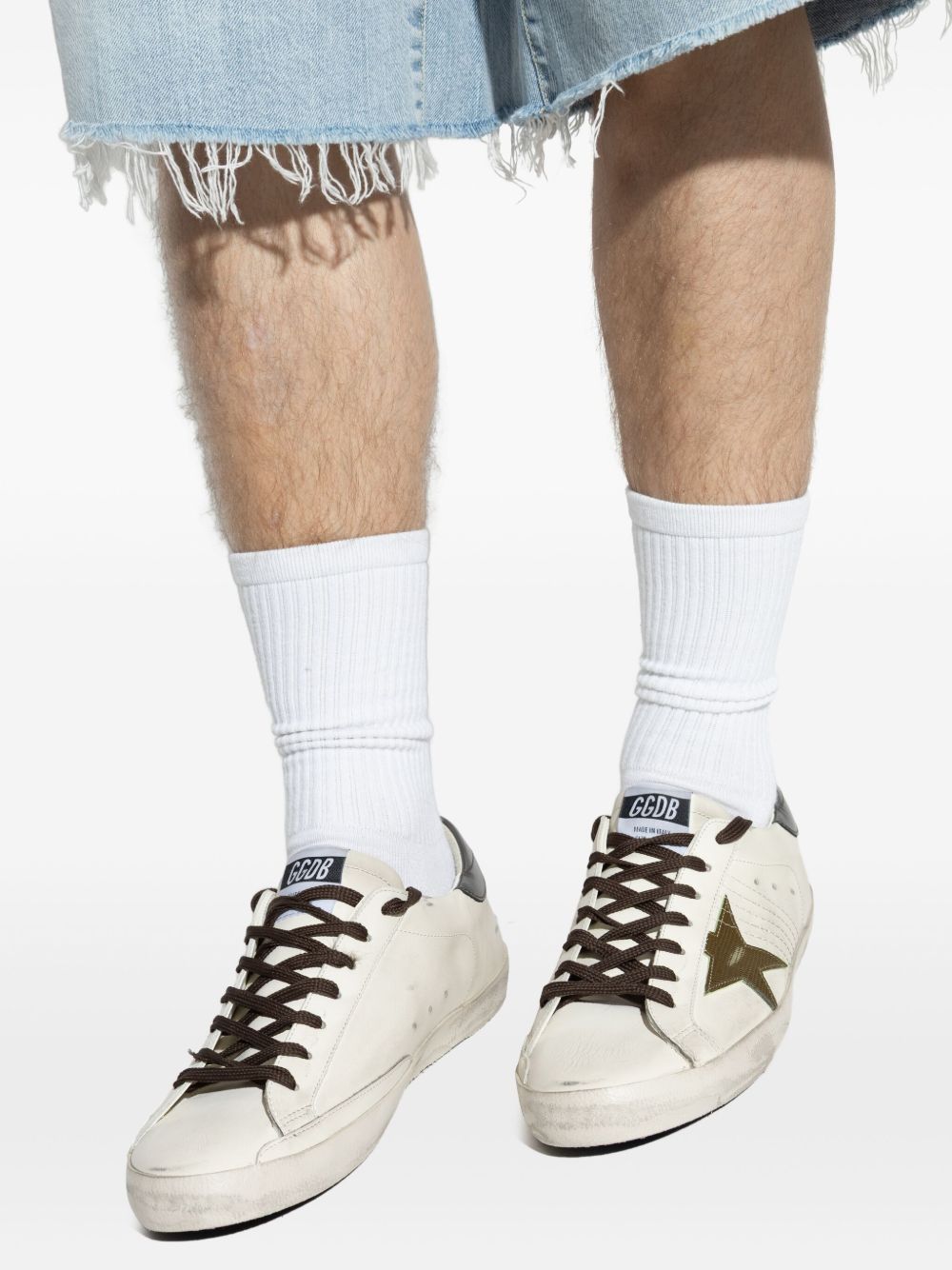Golden Goose Super-Star Leeather Sneakers