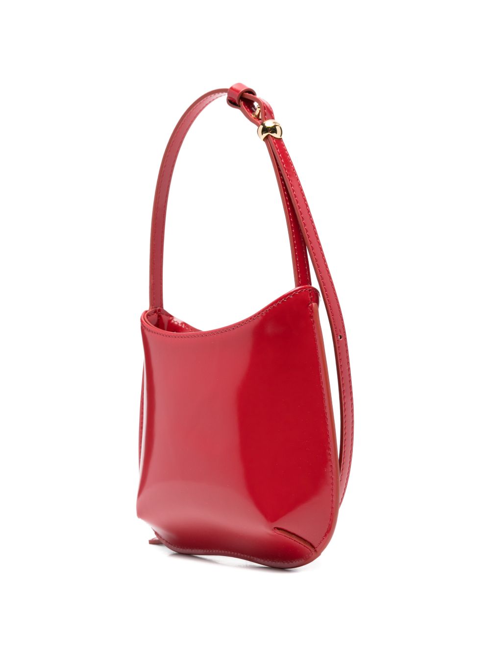 Jacquemus Le Petit Bisou leather shoulder bag