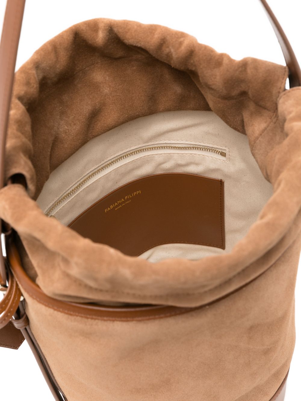 Fabiana Filippi Suede Bucket Bag