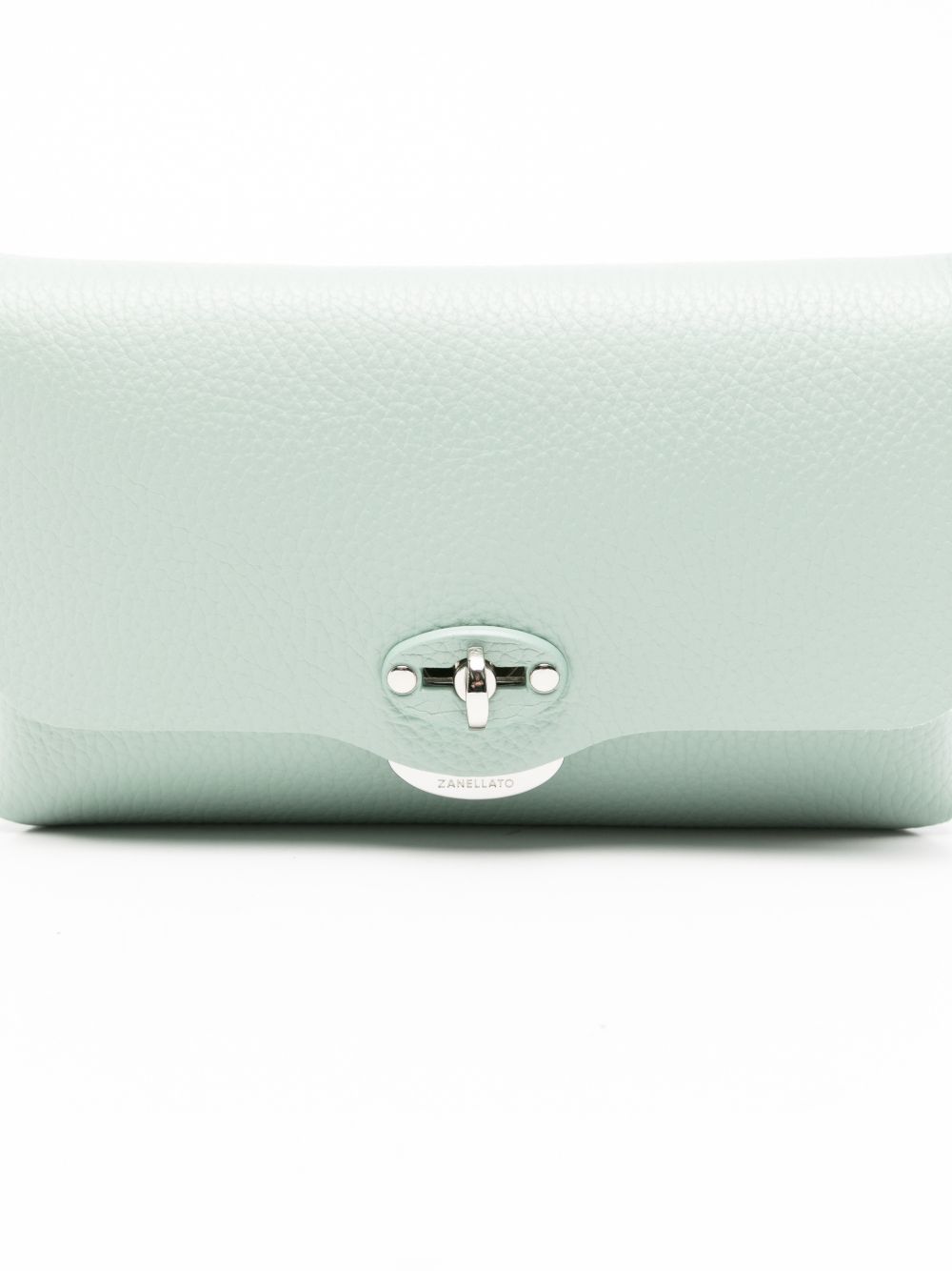 Zanellato Lettera® Small Bag In Peppermint Green Hammered Leather