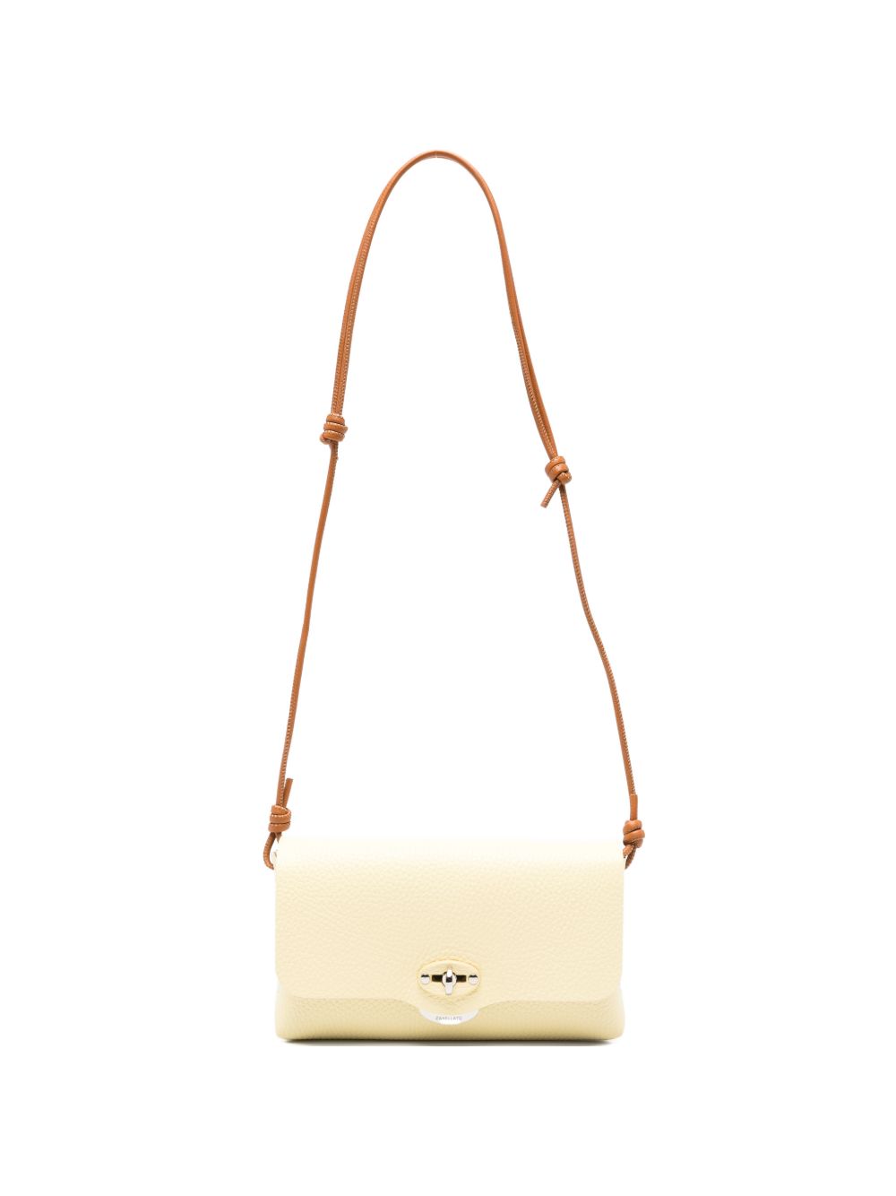 Zanellato Lettera® Small Bag In Hammered Yellow Zibibbo Di Pantelleria Leather
