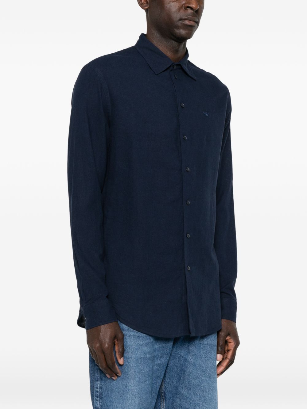 Emporio Armani Linen blend shirt