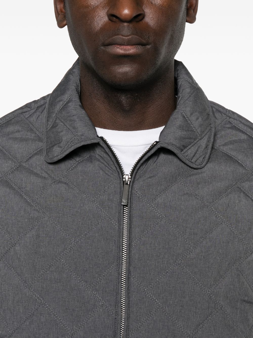 Emporio Armani Quilted blouson jacket
