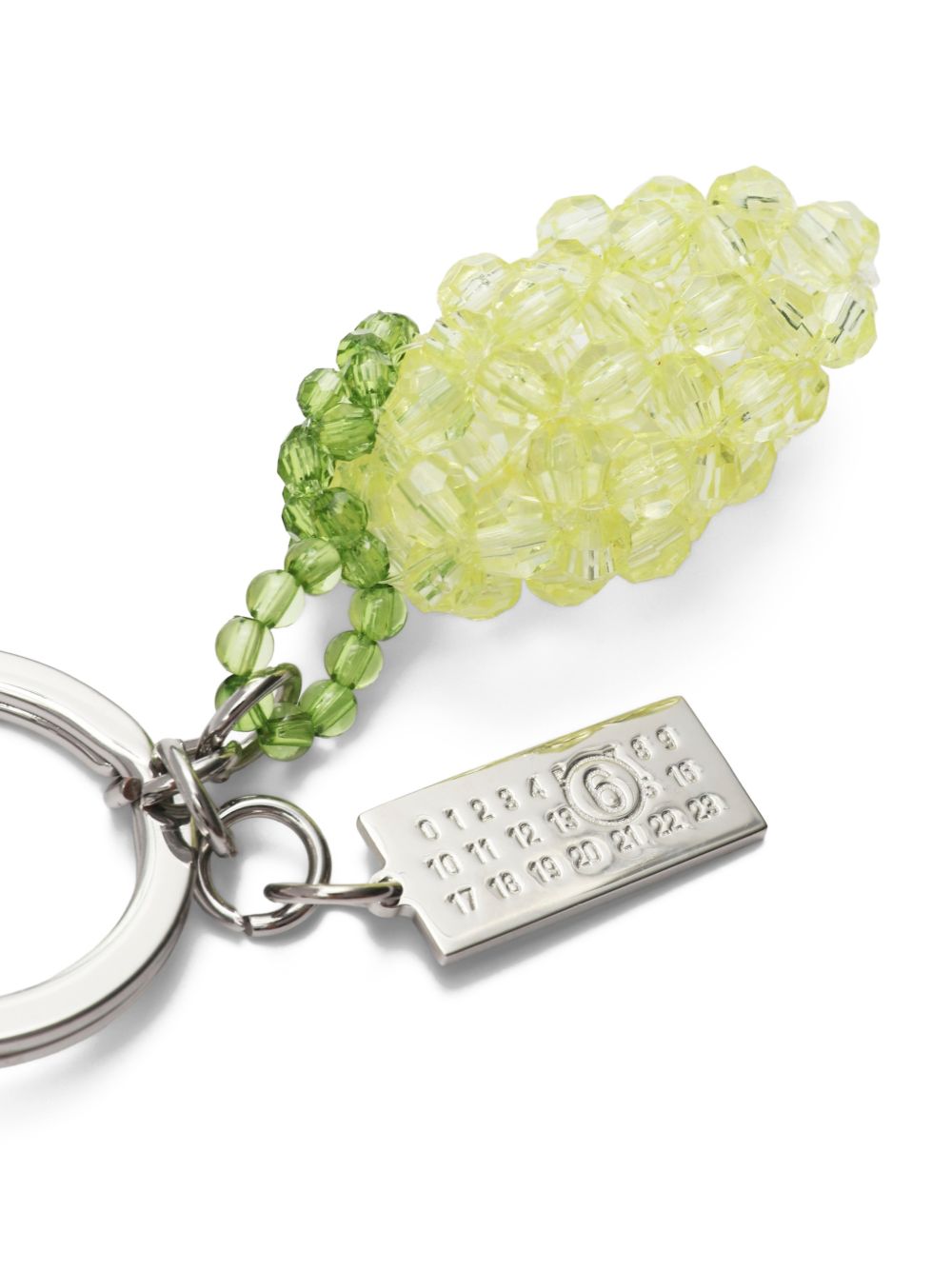 Mm6 Maison Margiela Lemon-Shape Beaded Keyring