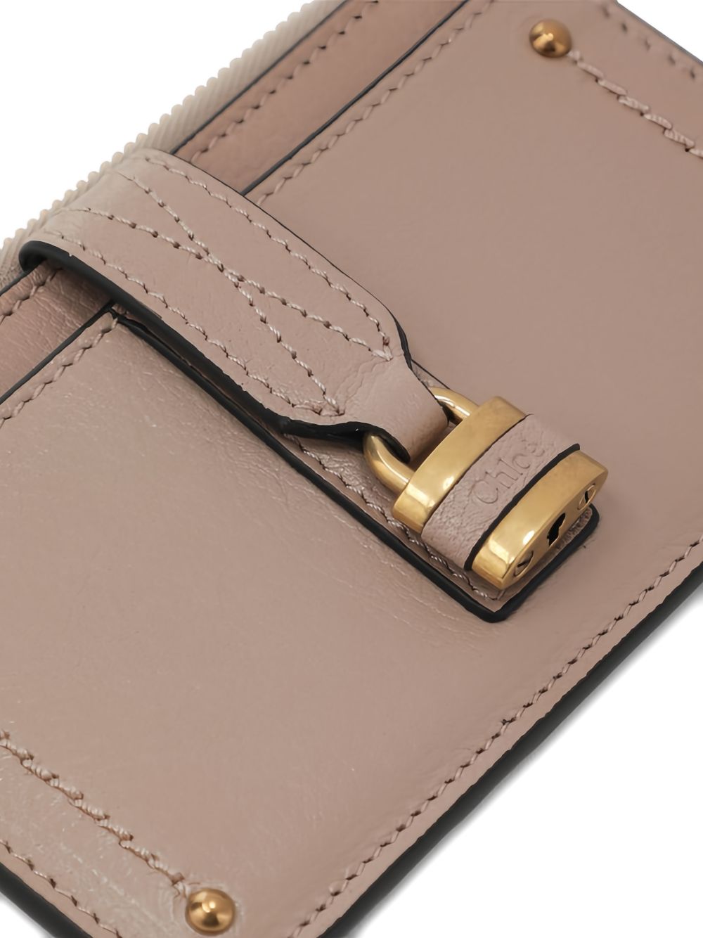 Chloé Chloé Paddington leather card case