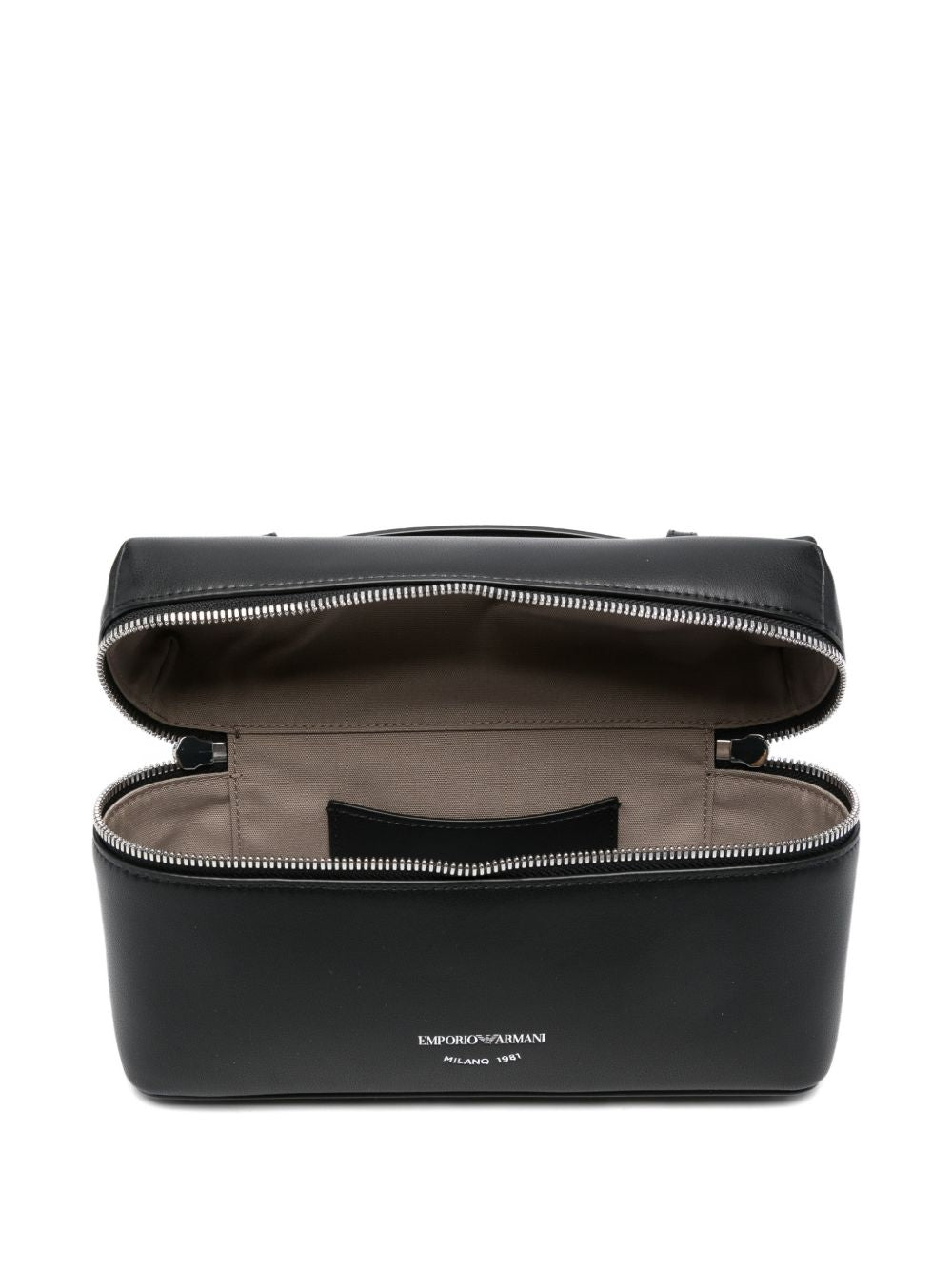 Emporio Armani Nappa Leather Shoulder Vanity Case