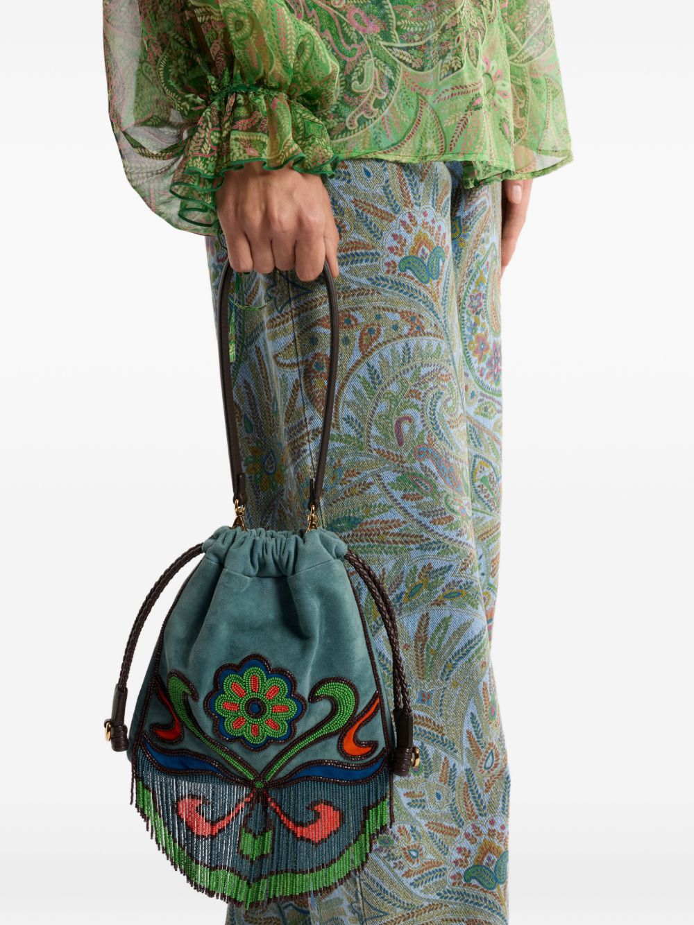 Etro Bags.. Clear Blue