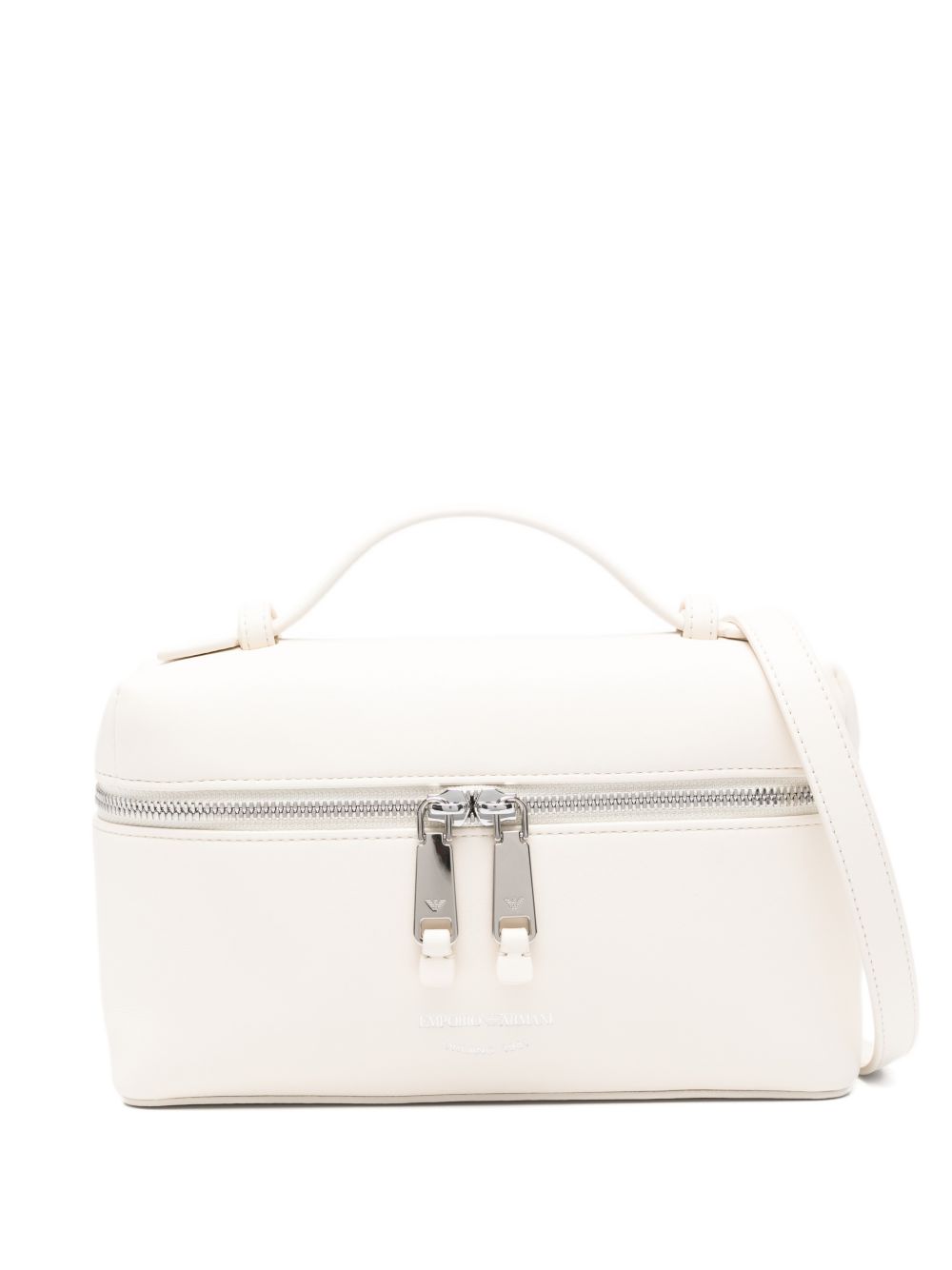 Emporio Armani Nappa Leather Shoulder Vanity Case