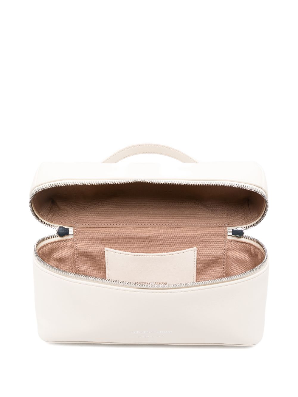 Emporio Armani Nappa Leather Shoulder Vanity Case