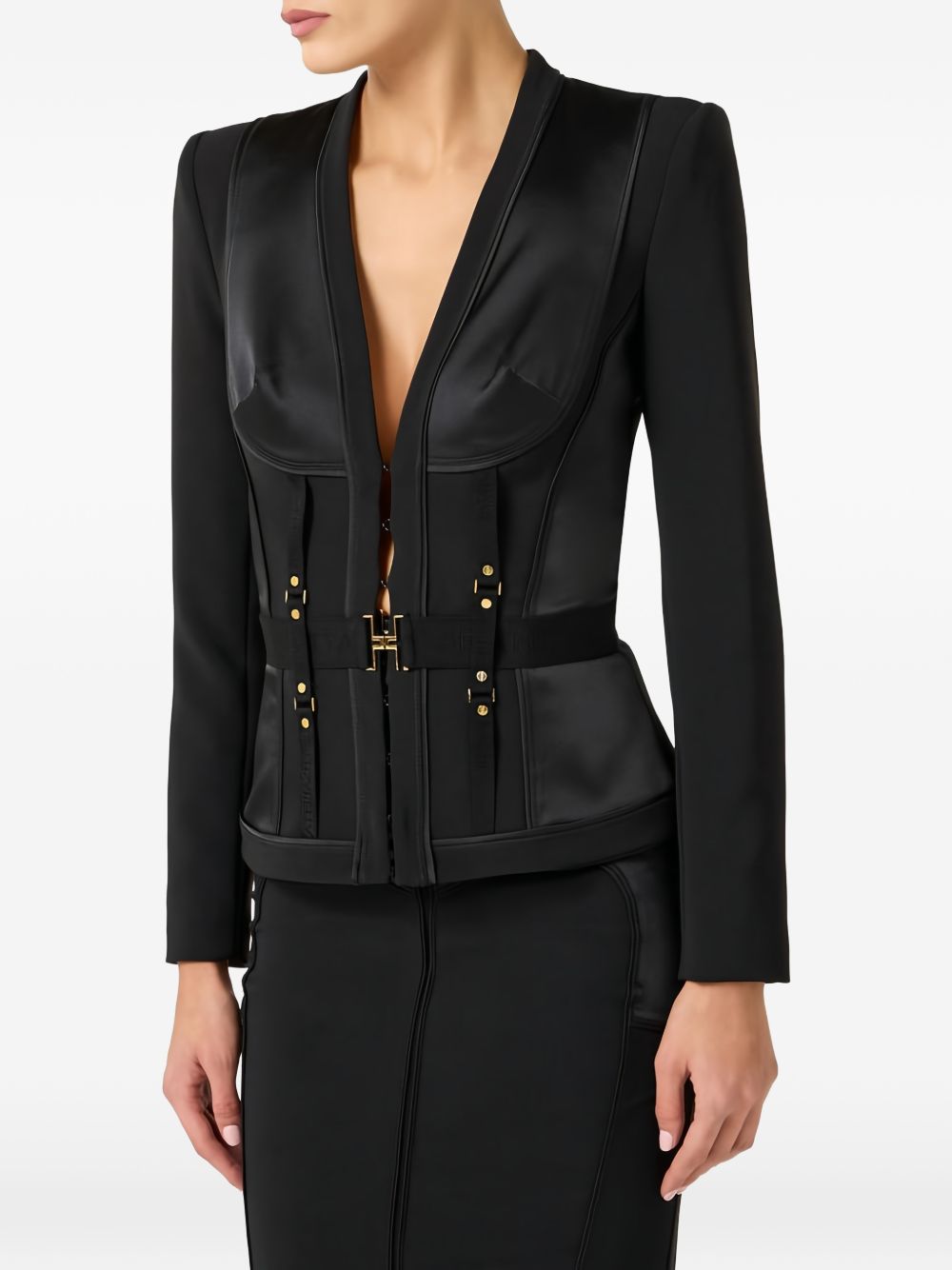 Elisabetta Franchi Single-breasted jacket